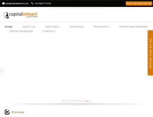 Tablet Screenshot of capitalinfoart.com